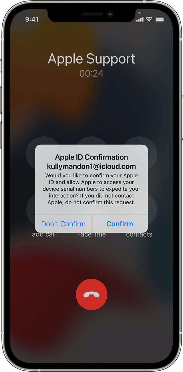 If you're asked to confirm your Apple ID when you contact Apple - Apple  Support