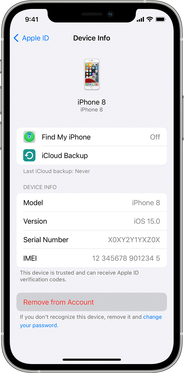 can you find apple id with imei