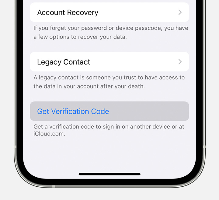 Get a verification code and sign in with two-factor authentication - Apple  Support