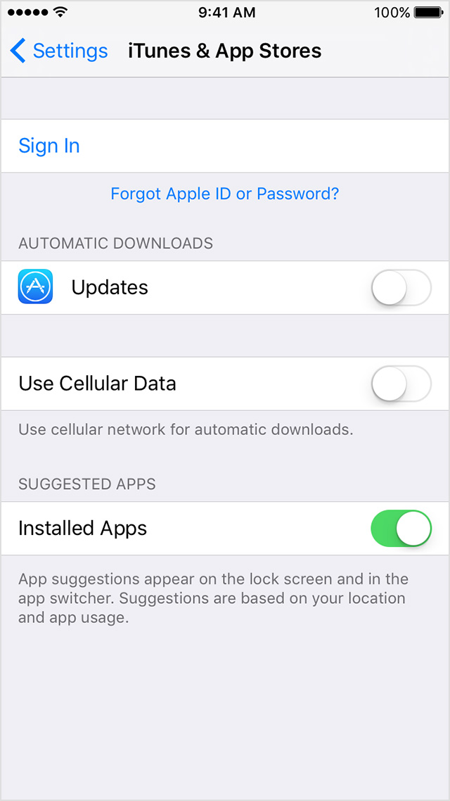 how to logout of app store