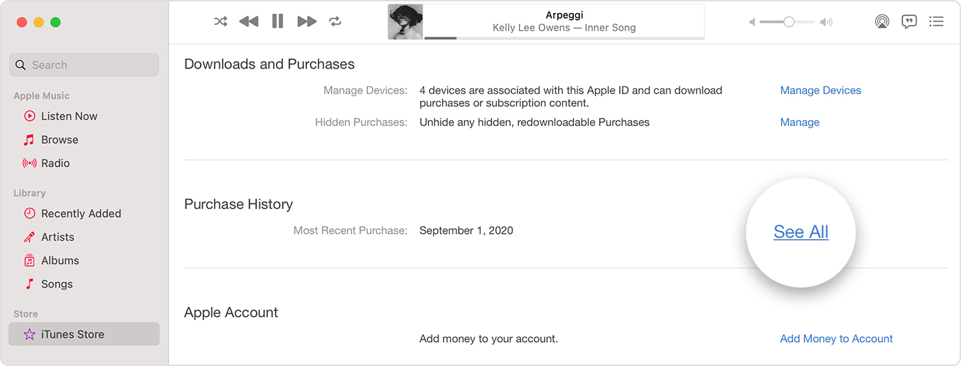 App Store Itunes Store などの購入履歴を確認する Apple サポート