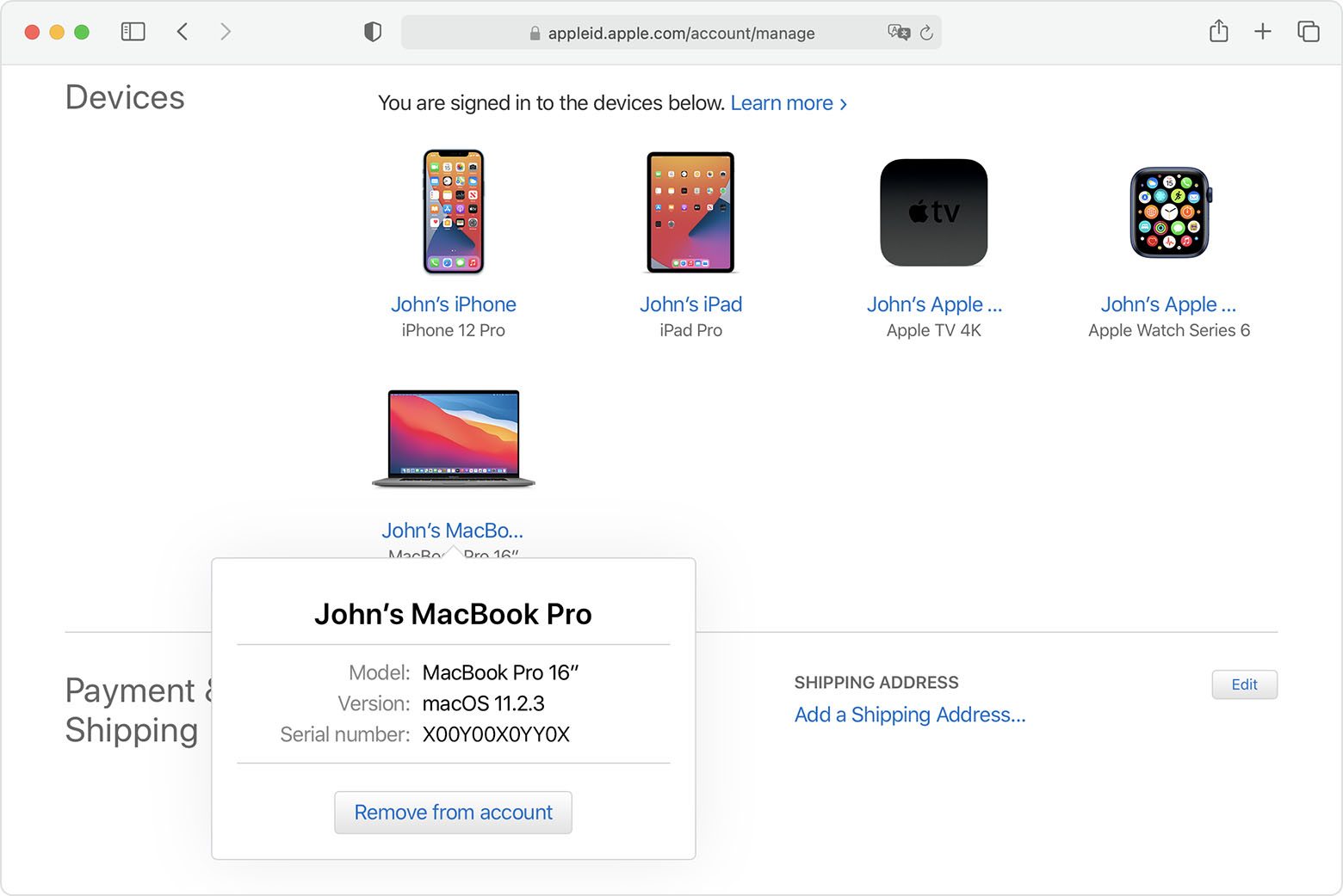 Check your Apple ID device list to see where you're signed in – Apple