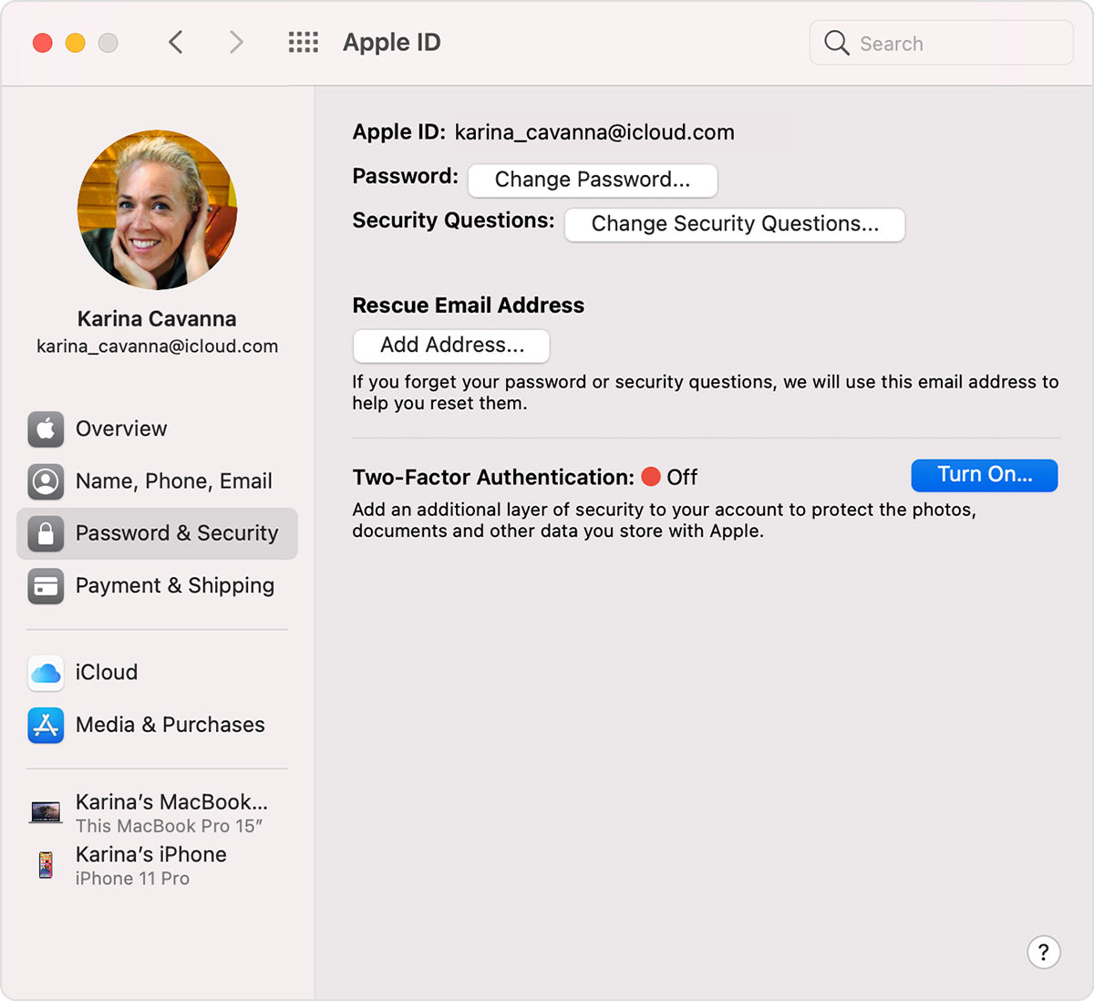 find apple id with password