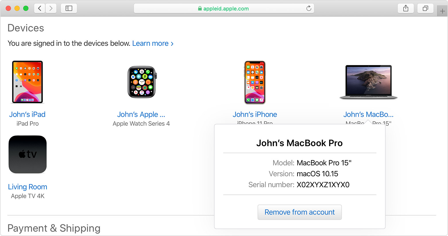 Check Your Apple Id Device List To See Where You Re Signed In