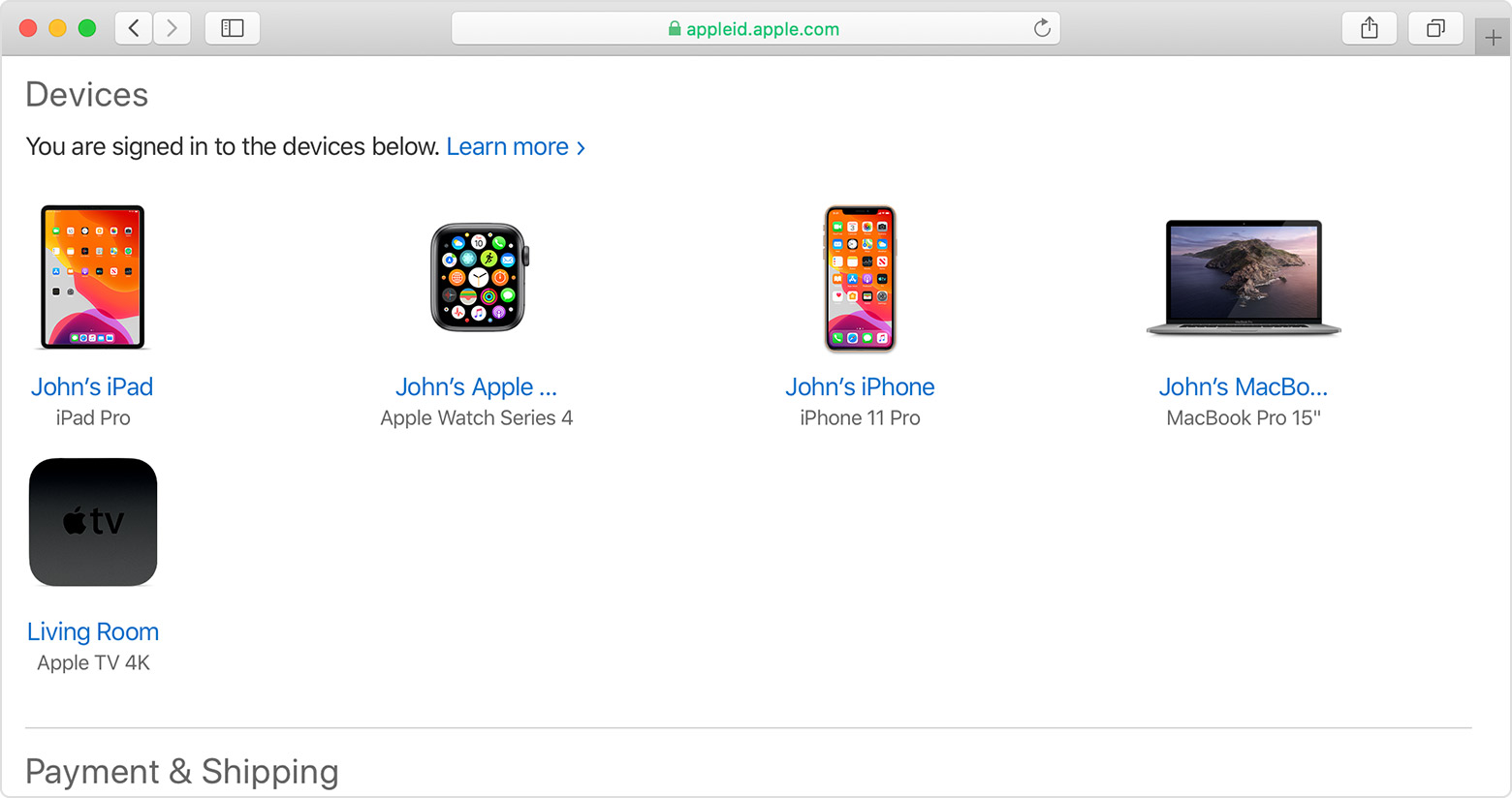 Check Your Apple Id Device List To See Where You Re Signed In