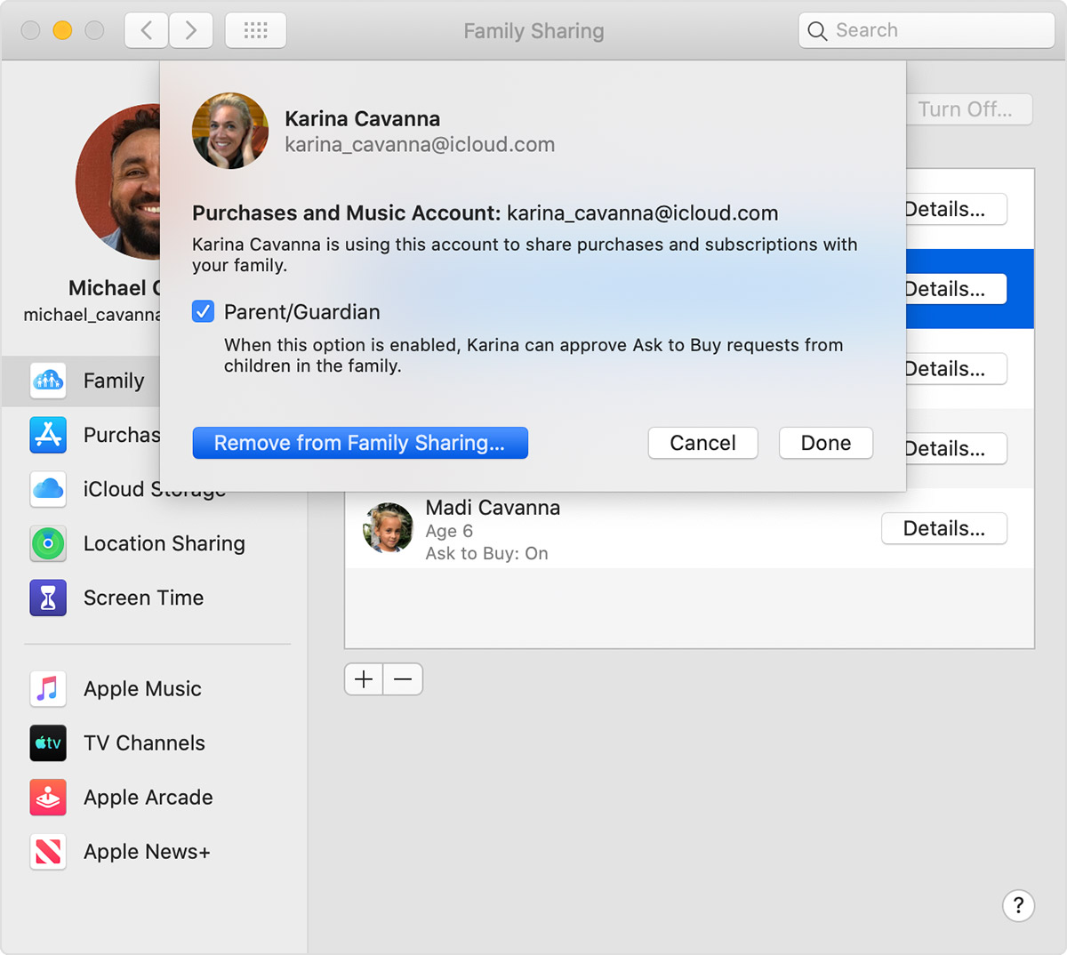 how to delete a shared calendar on mac