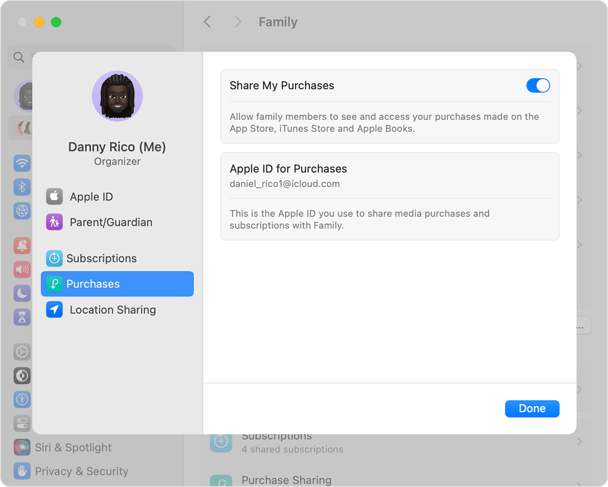 Share with your family - Apple Support