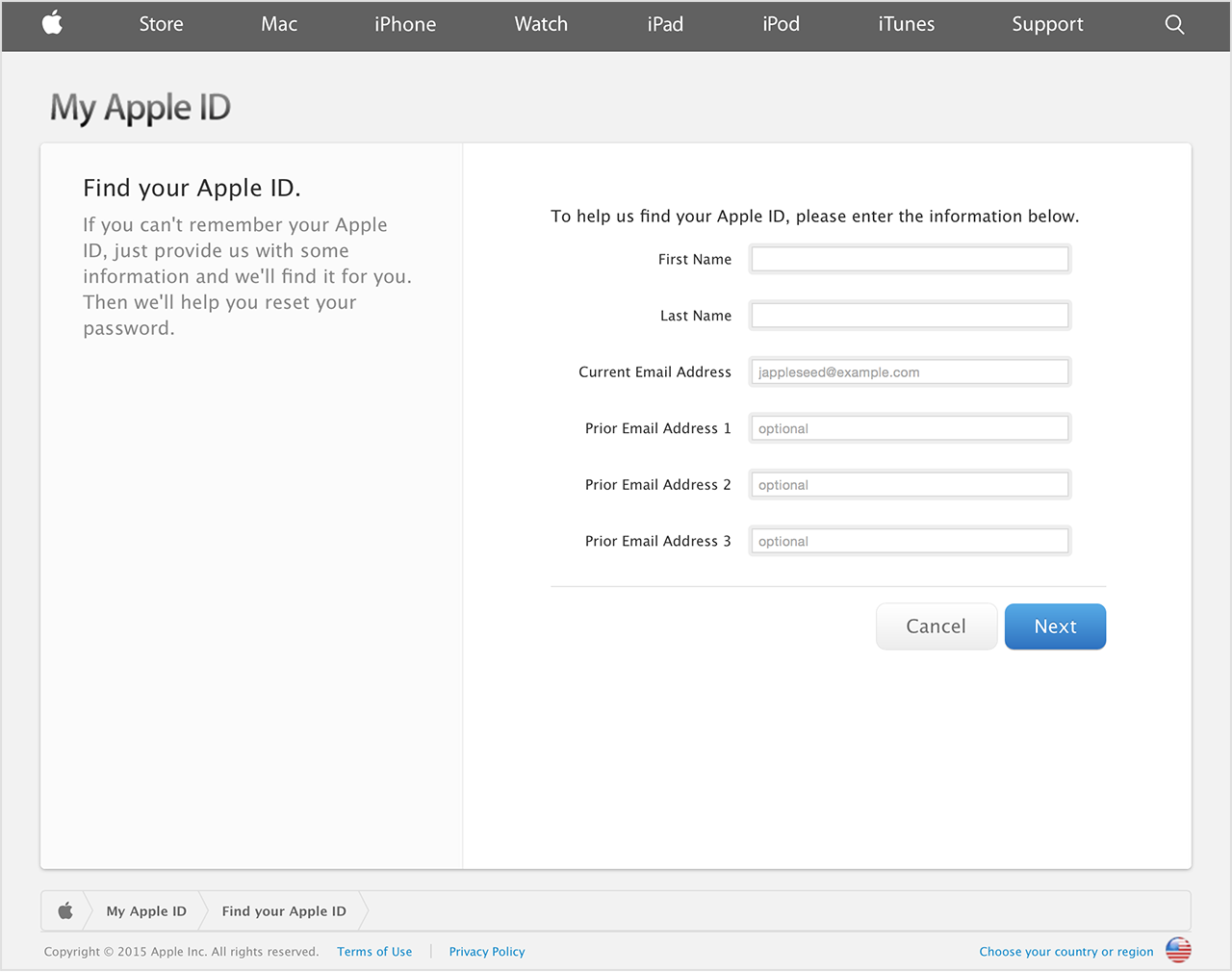 Как удалить фото профиля apple id