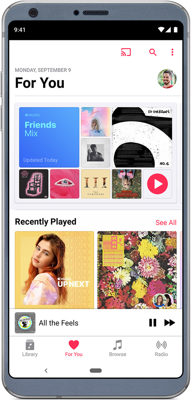 在android 裝置上使用apple Music Apple 支援