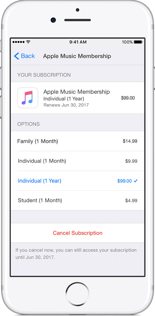 View, change, or cancel your subscriptions - Apple Support