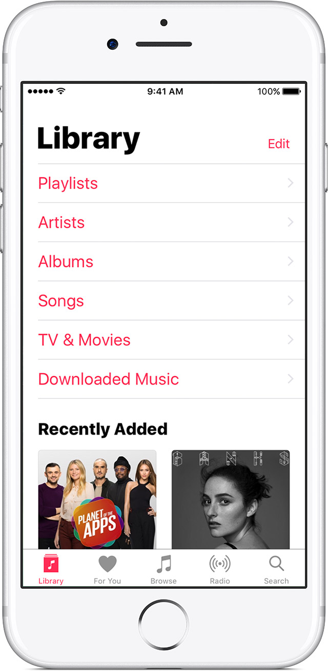 Use Apple Music on your iPhone, iPad, iPod touch, or Android phone ...