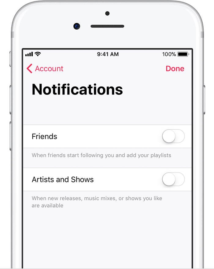 Get Apple Music notifications - Apple Support