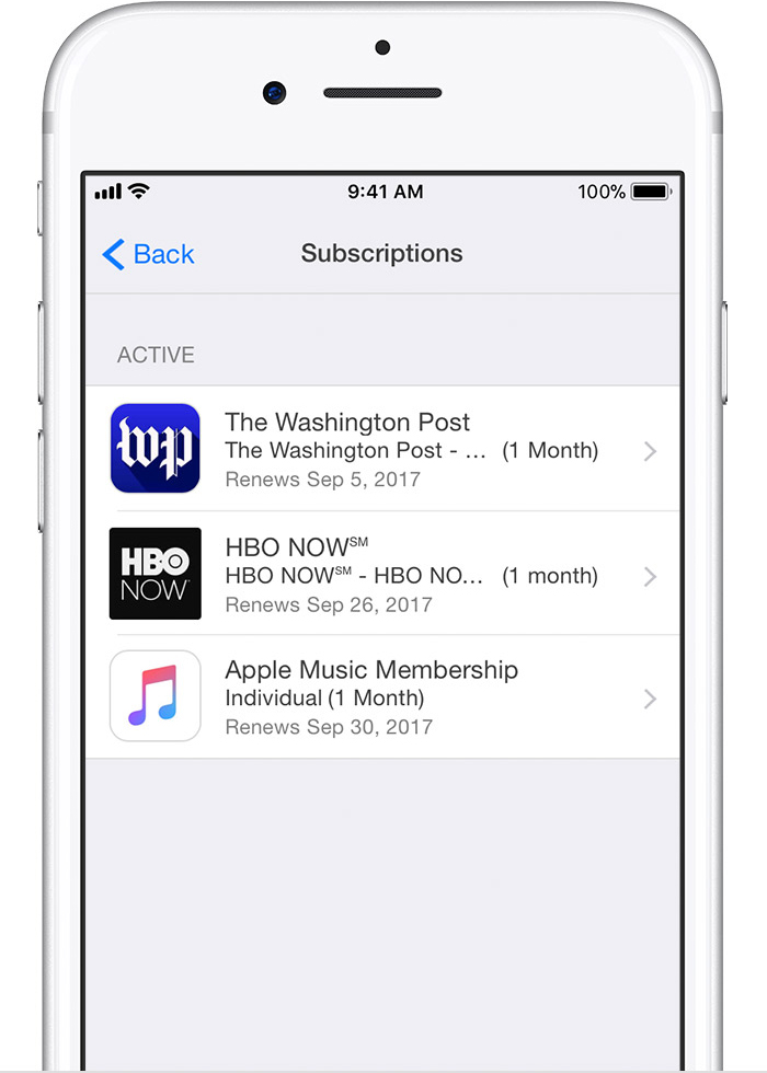 apple itunes subscription