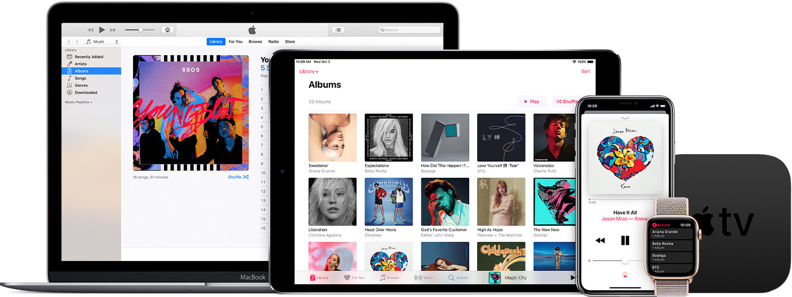 Apple music на компьютере