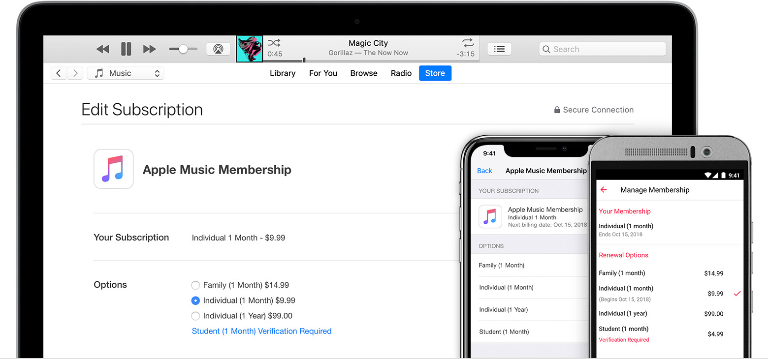 Manage your Apple Music subscription – Apple Support