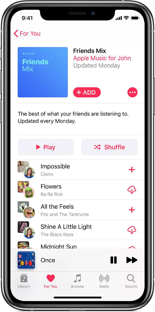 Create And Share Apple Music Playlists Apple Support