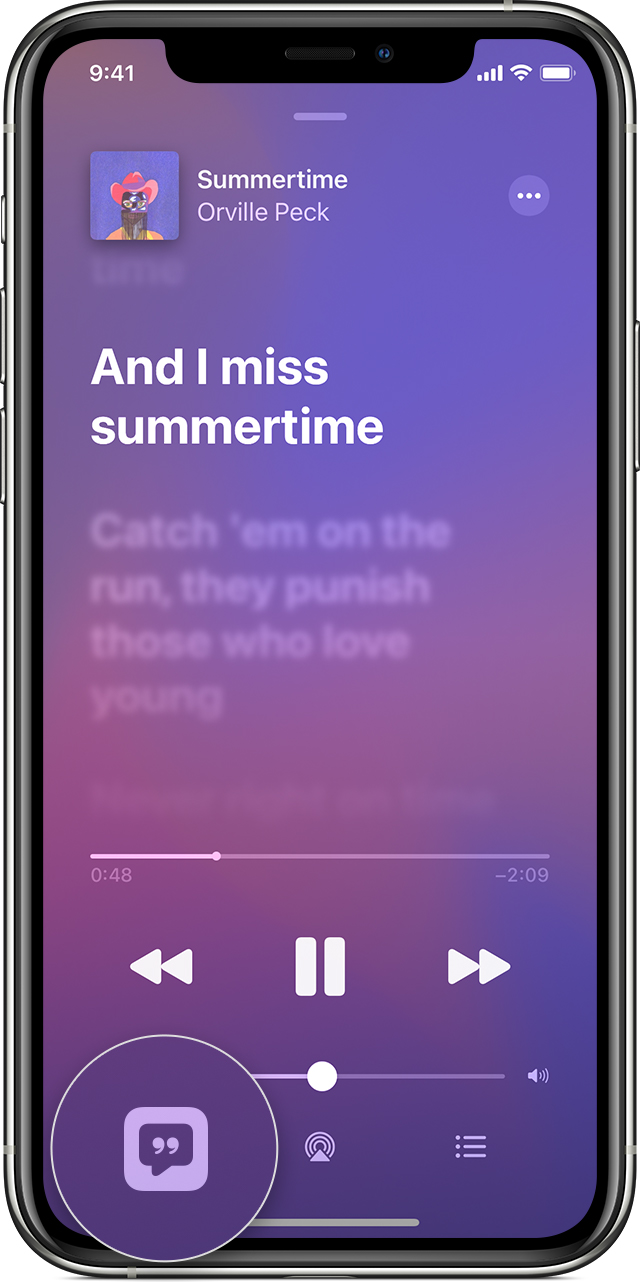 See Time Synced Lyrics In Apple Music On Your Iphone Ipod Touch Or Android Device Apple Support