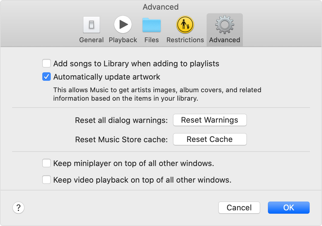 إضافة أغنية إلى قائمة تشغيل في Apple Music دون إضافتها إلى مكتبتك