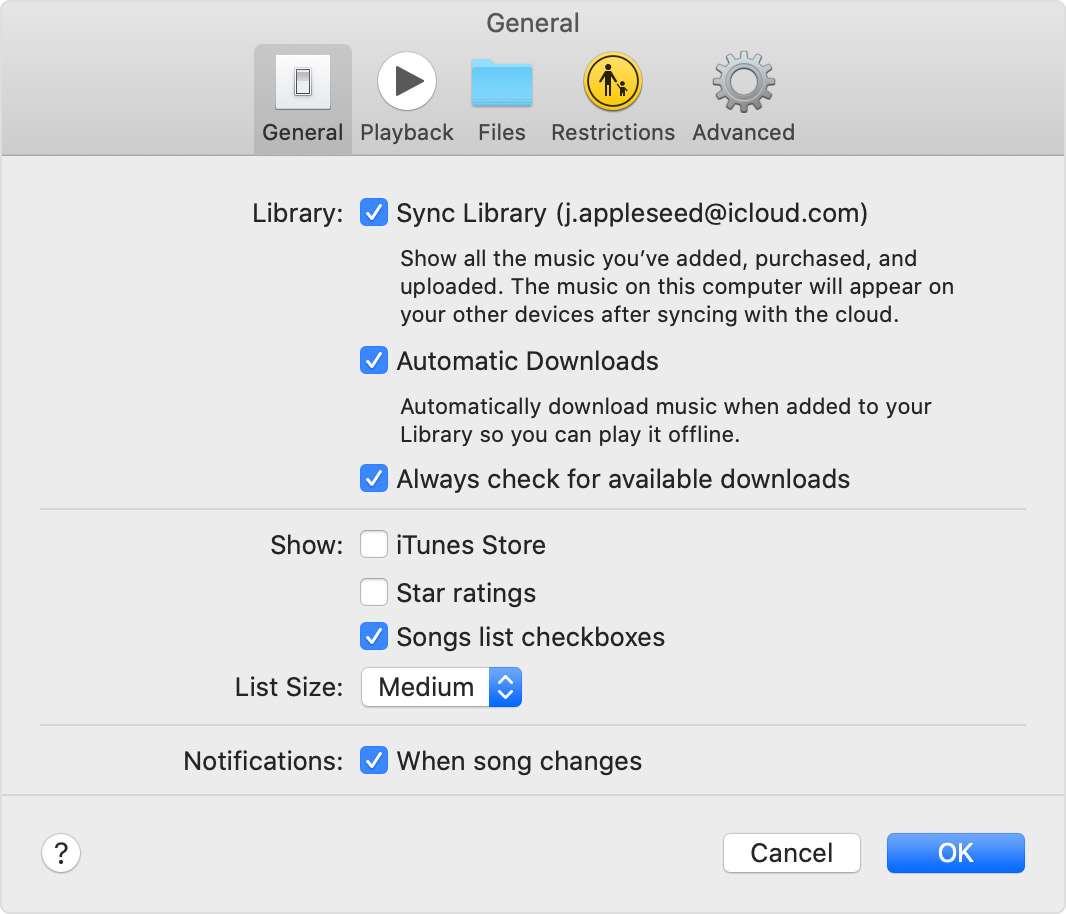 how do you update itunes music library