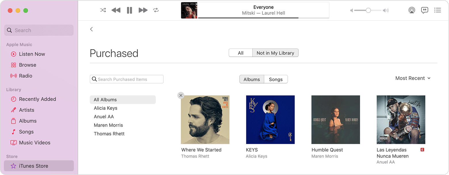 Hide and unhide music, movies, TV shows, audiobooks, and books - Apple  Support