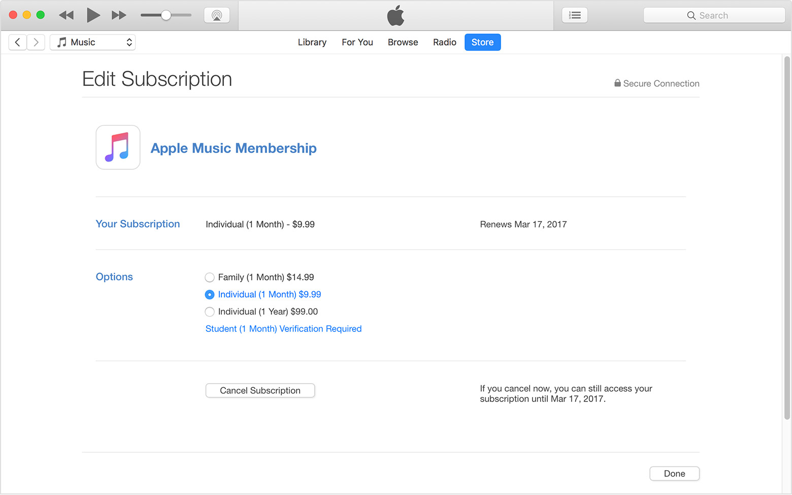 View, change, or cancel your subscriptions Apple Support
