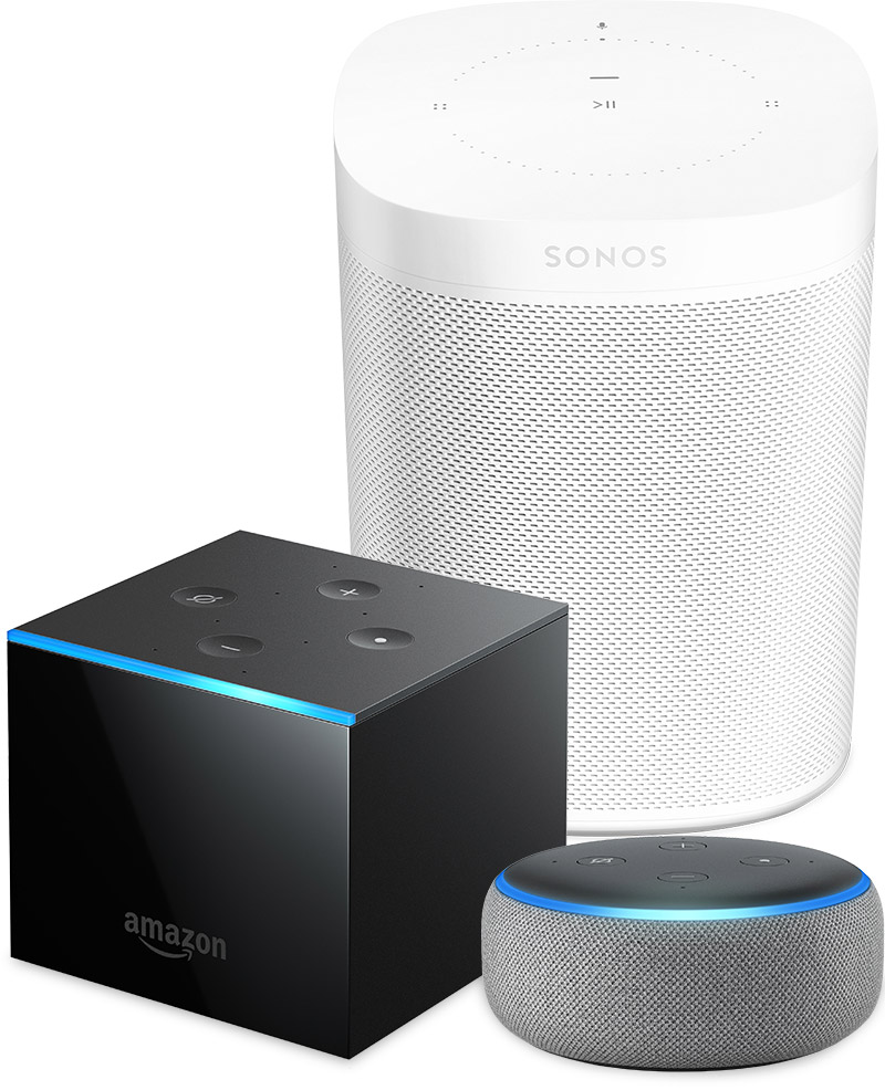 Sonos, Fire TV, and Echo devices.