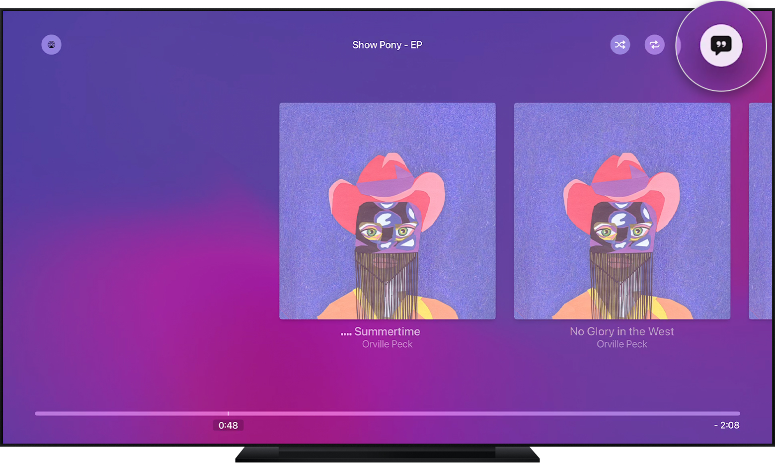 See Time Synced Lyrics In Apple Music On Your Apple Tv Apple Support