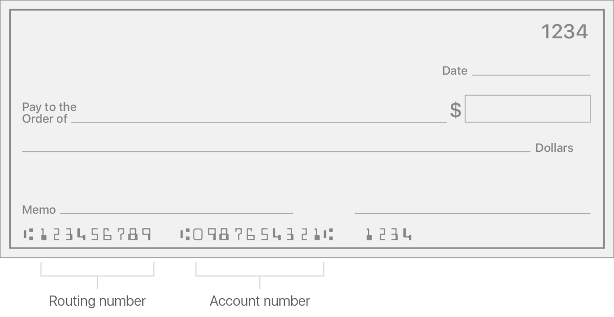 Transfer Money From Apple Cash To Your Debit Card Or Bank Account - check that shows the routing number and account number