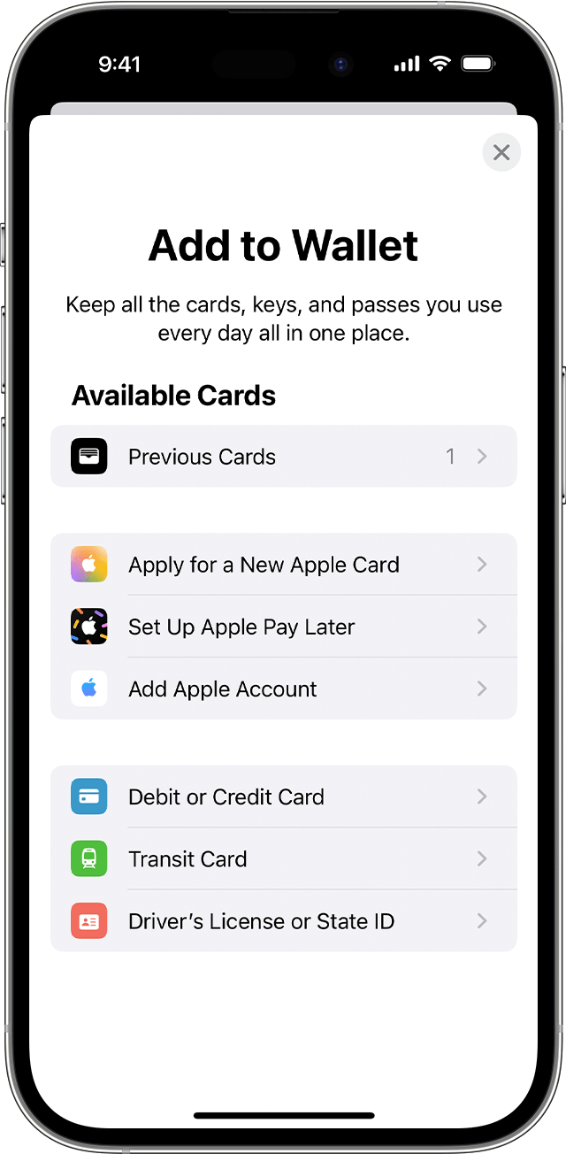 Set up Apple Pay - Apple Support (CA)