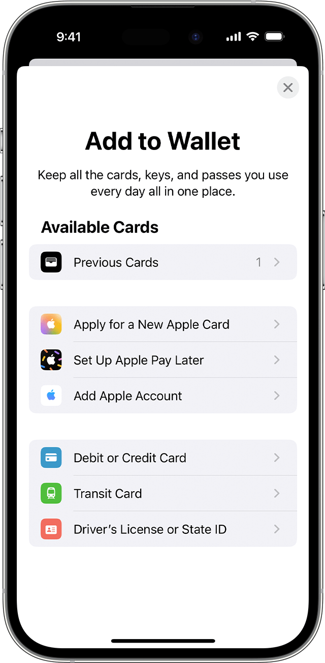 Set up Apple Pay Apple Support