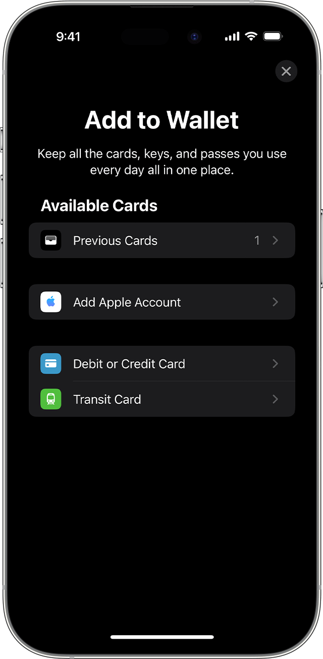 apple iphone wallet