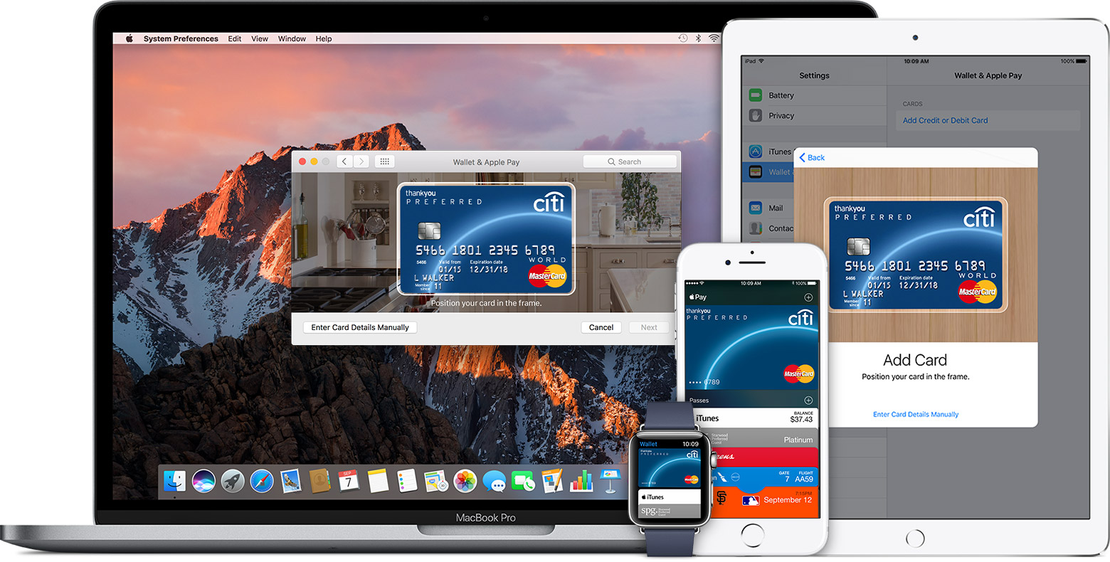 Set up Apple Pay on your iPhone, iPad, Apple Watch, or Mac Apple Support