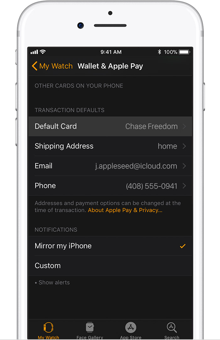 Manage the cards that you use with Apple Pay - Apple Support