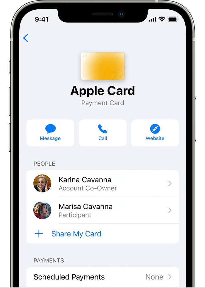 Set Spending Limits And Get Notifications For Apple Card Family Participants Apple Support
