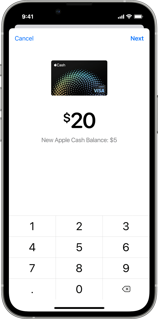 Transferring your Apple Cash balance