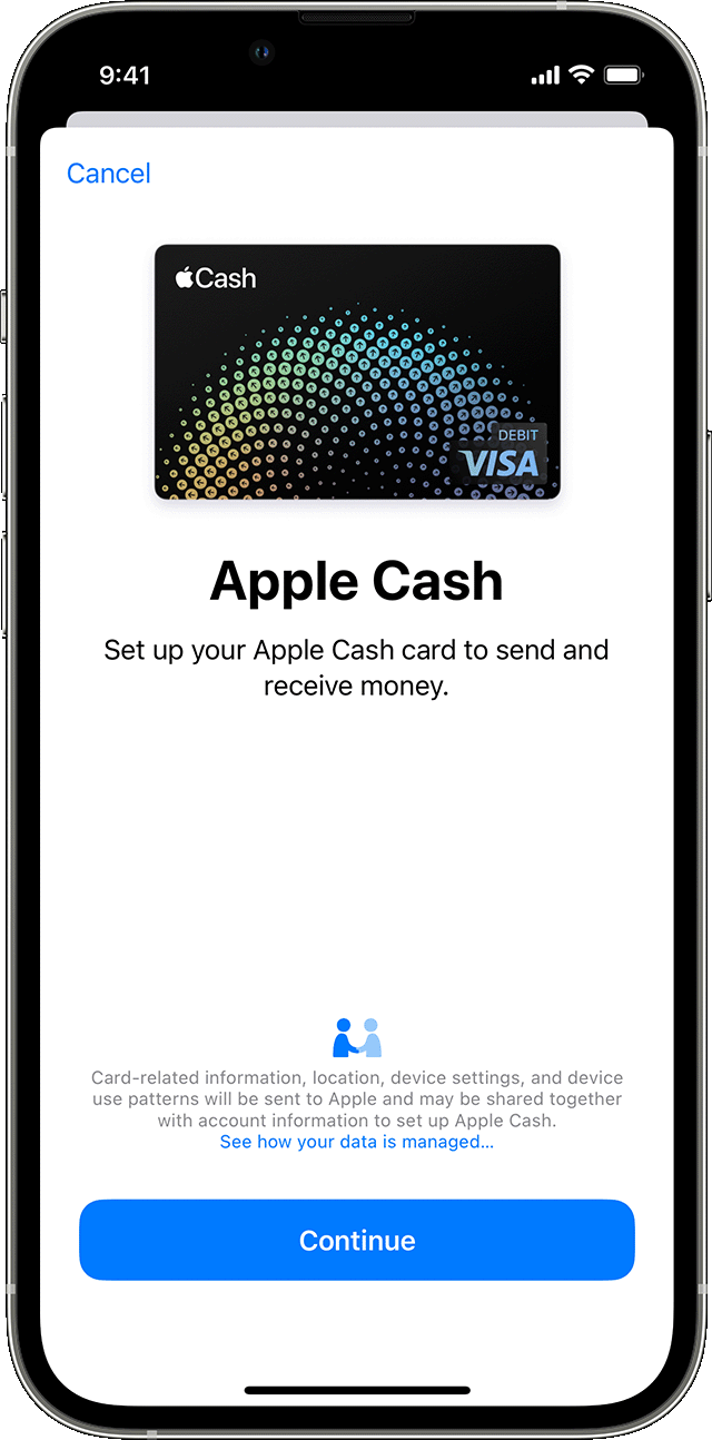 Set up Apple Cash - Apple Support