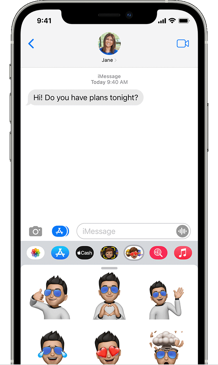 iPhone showing how to find iMessage apps