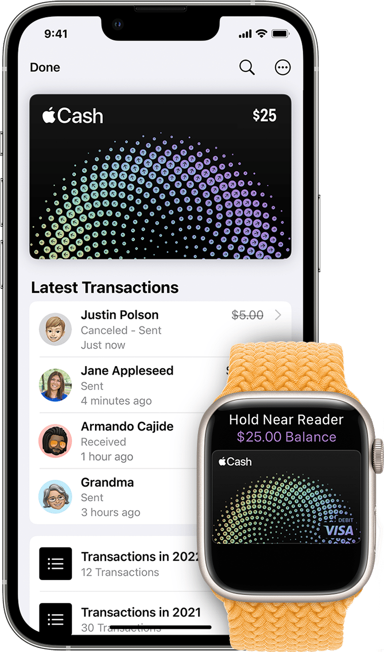 View your Apple Cash balance on iPhone or Apple Watch