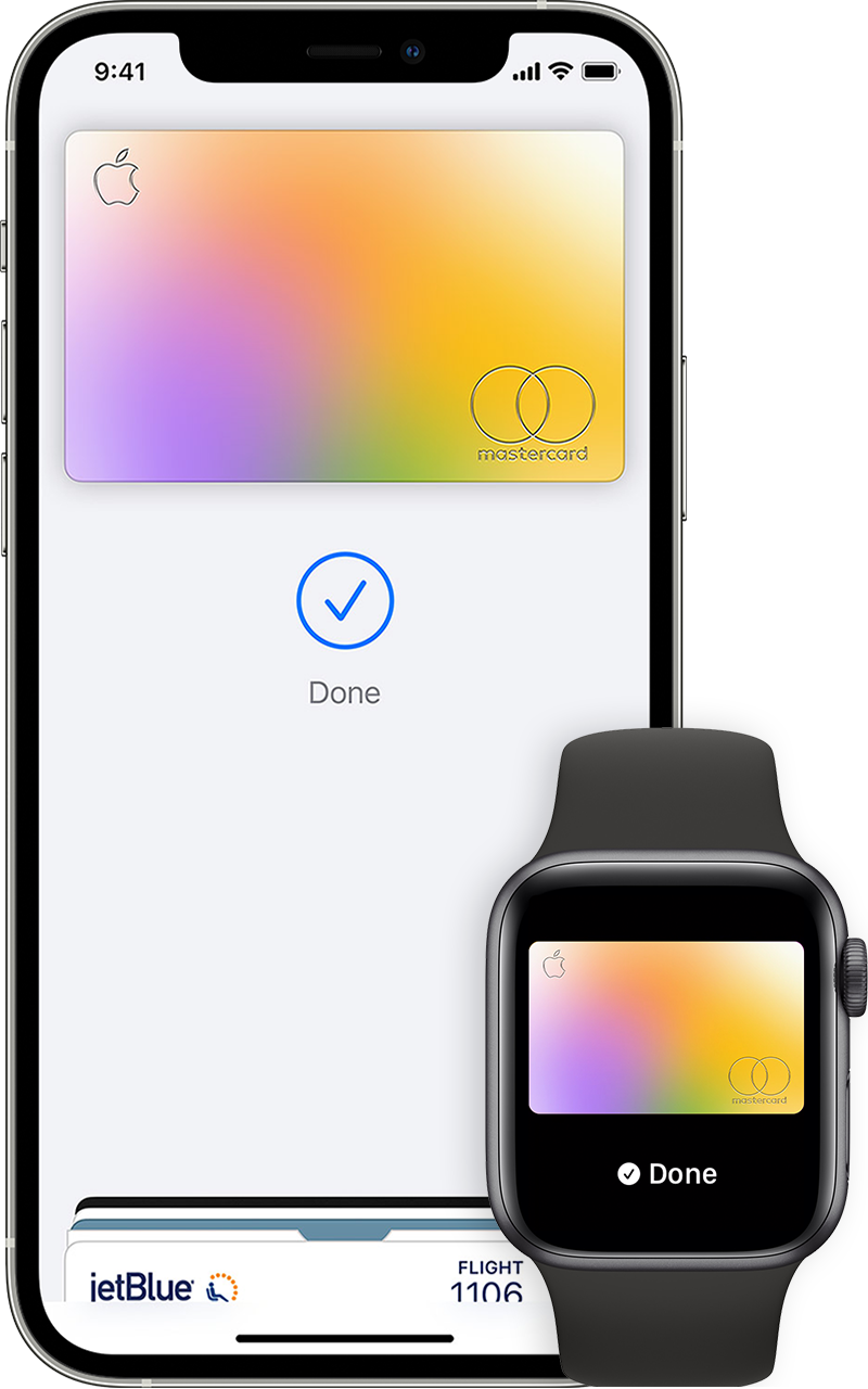 Brug din iPhone eller dit Apple Watch til at foretage køb med Apple Pay