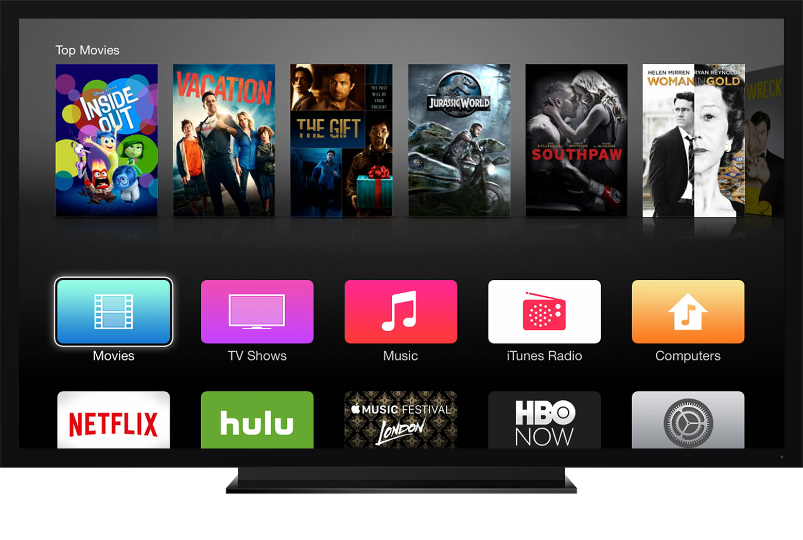 Apple tv где поиск