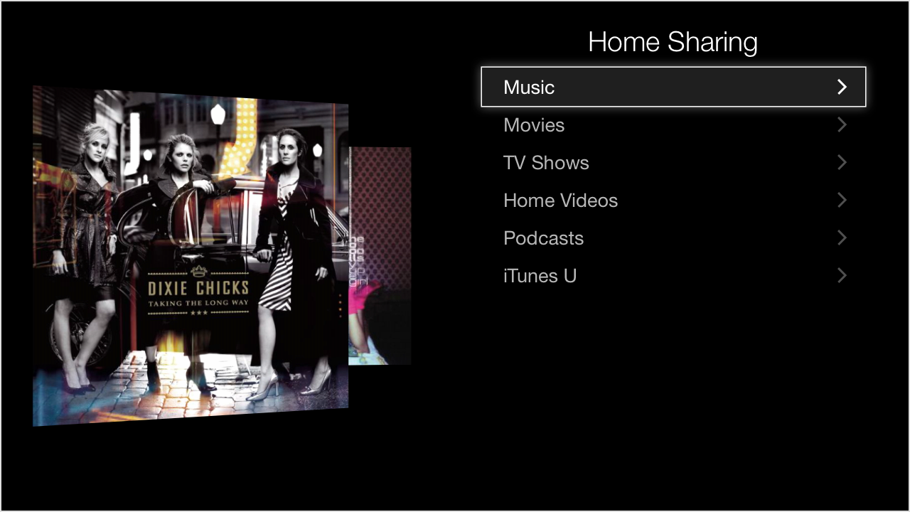 Use Home Sharing to share iTunes content with other devices on your