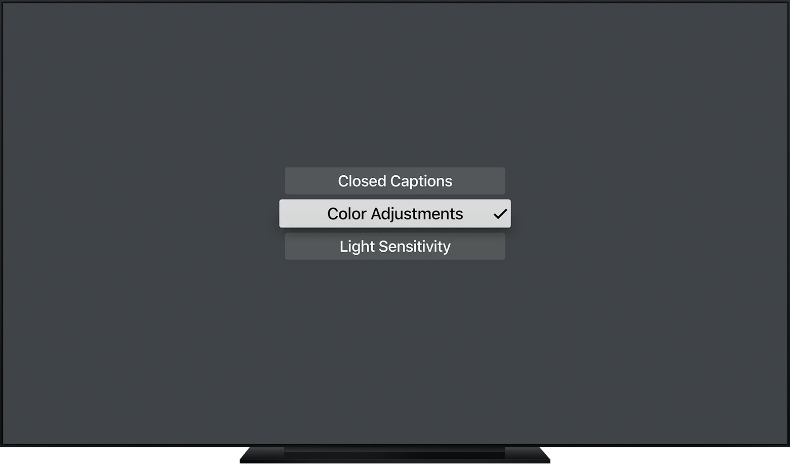Use Display Accommodations On Your Apple Tv Apple Support Uk