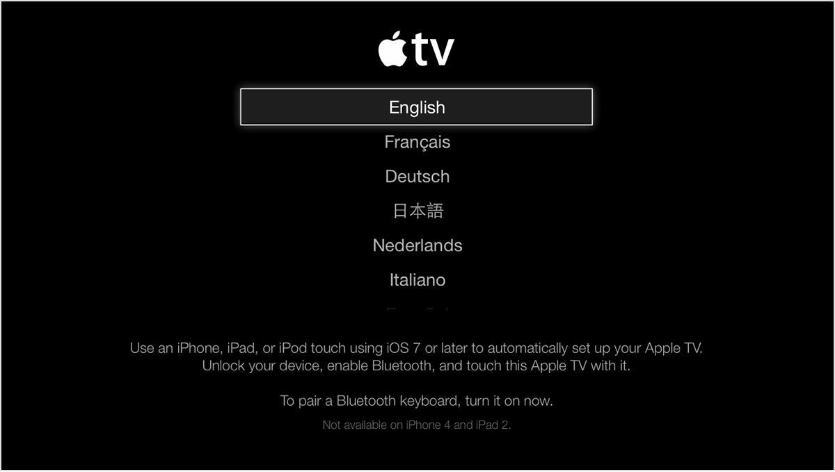 Set up Apple TV without Remote - Apple Community