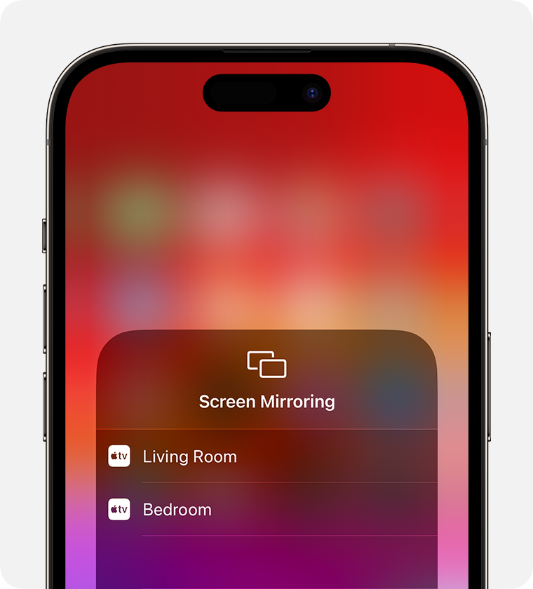 Use AirPlay to stream video or mirror the screen of your iPhone or iPad - Apple  Support