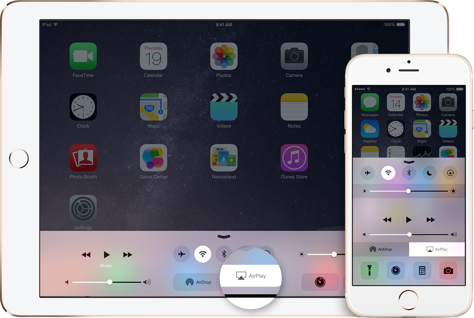 Use AirPlay to wirelessly stream content from your iPhone, iPad, or iPod  touch