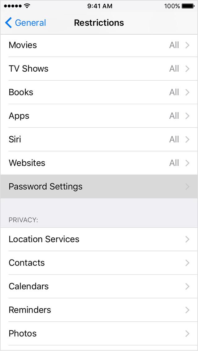 Manage your iTunes Store and App Store password ...