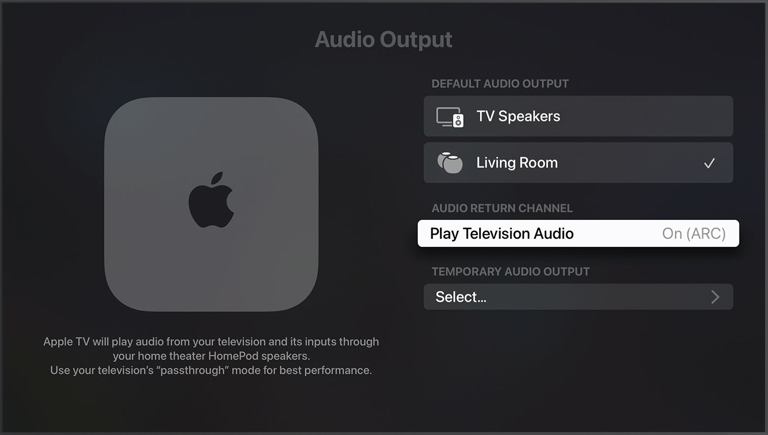 Use HDMI ARC or eARC with your Apple TV Apple Support