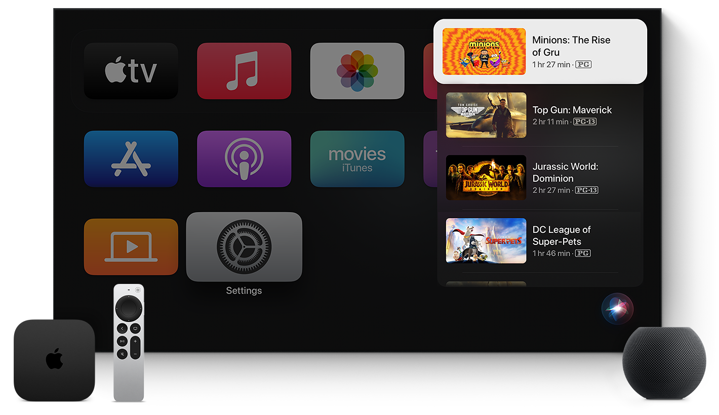 Use Siri on your Apple TV - Apple