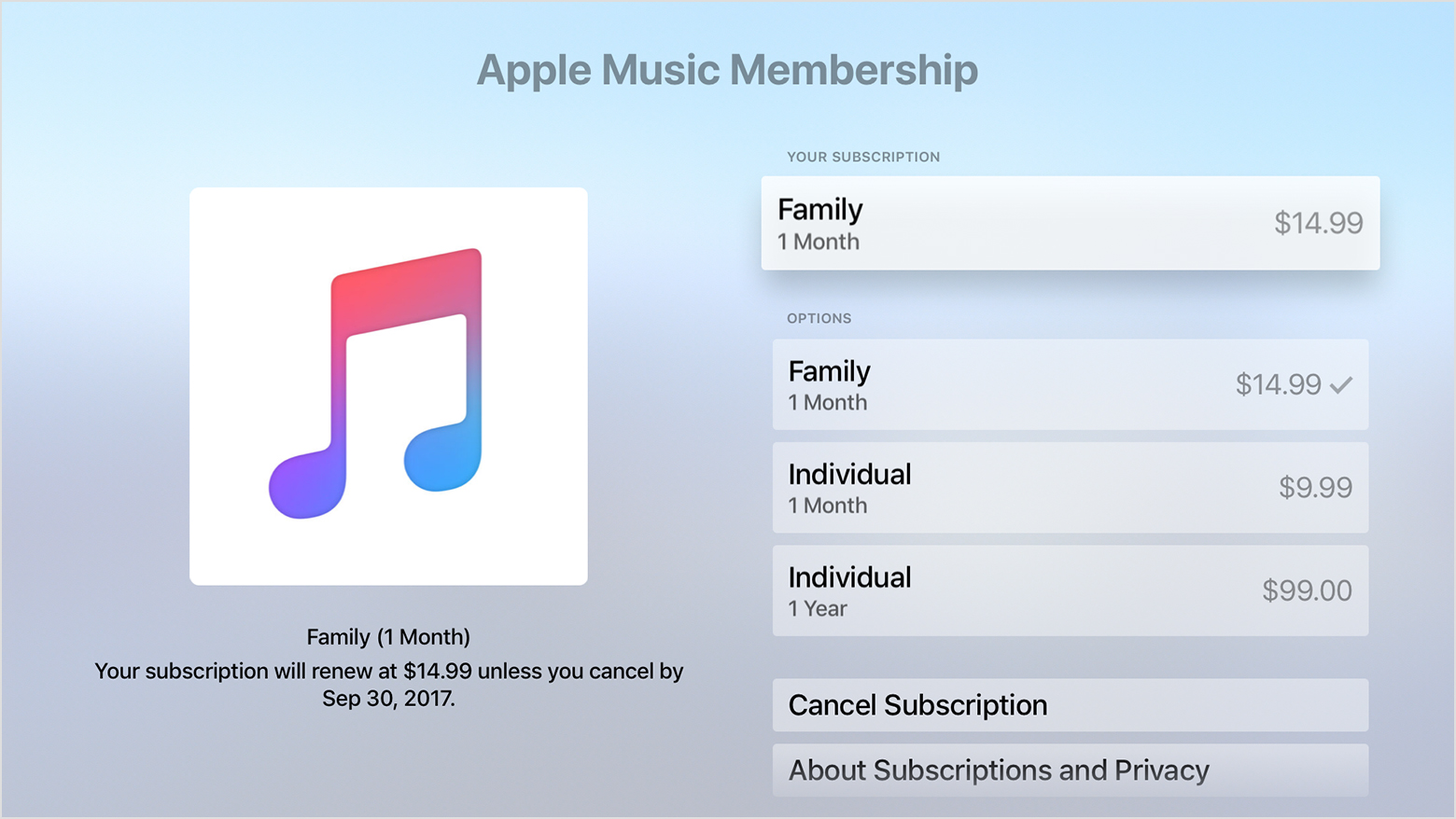 View, change, or cancel your subscriptions - Apple Support