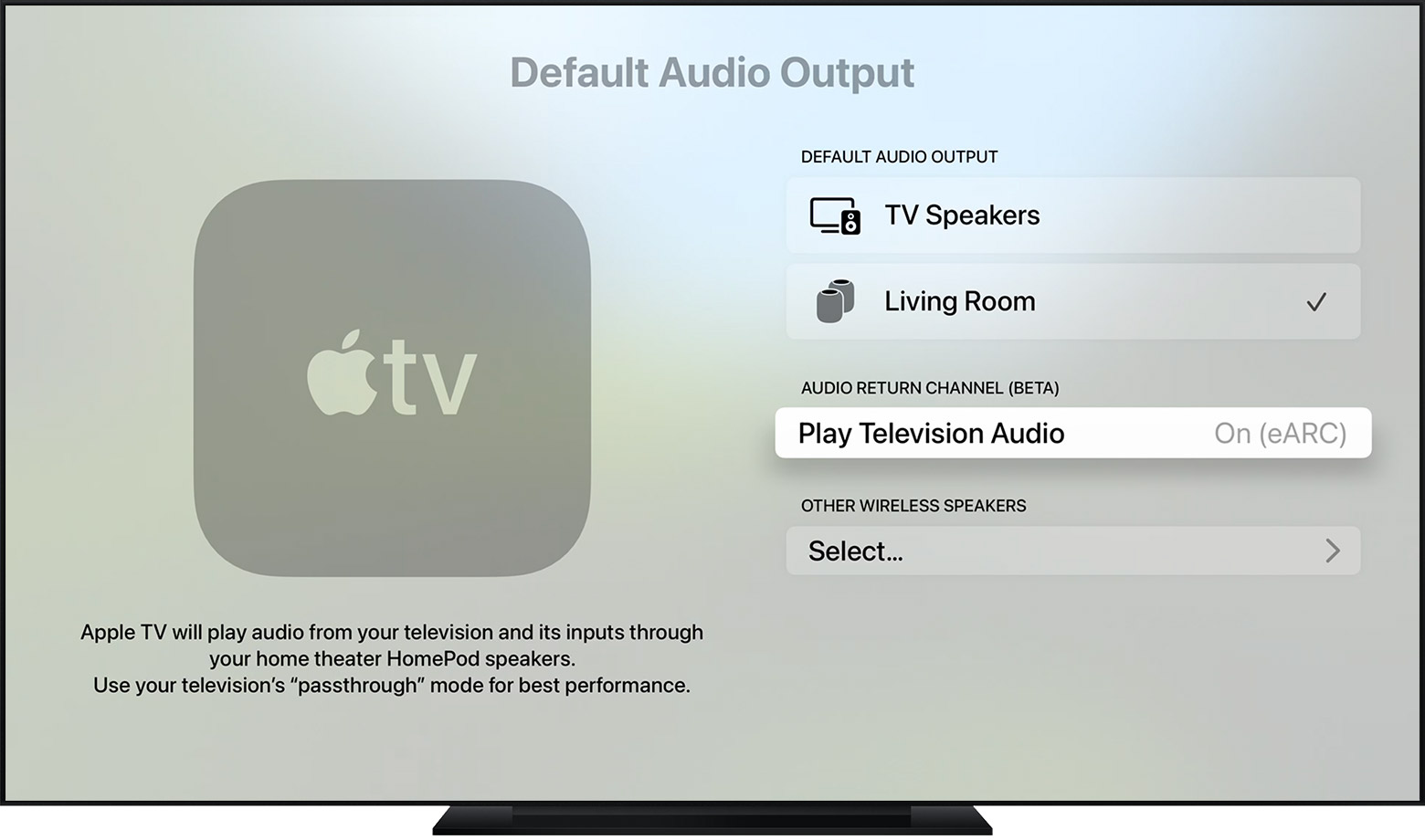 Use Hdmi Arc Or Earc With Your Apple Tv 4k 2nd Generation Apple Support Uk